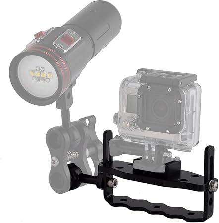 Neewer Neewer 水下潜水手电筒灯臂安装支架手柄适用于gopro Hero 1 2 3 3 4 价格报价图片评测多少钱