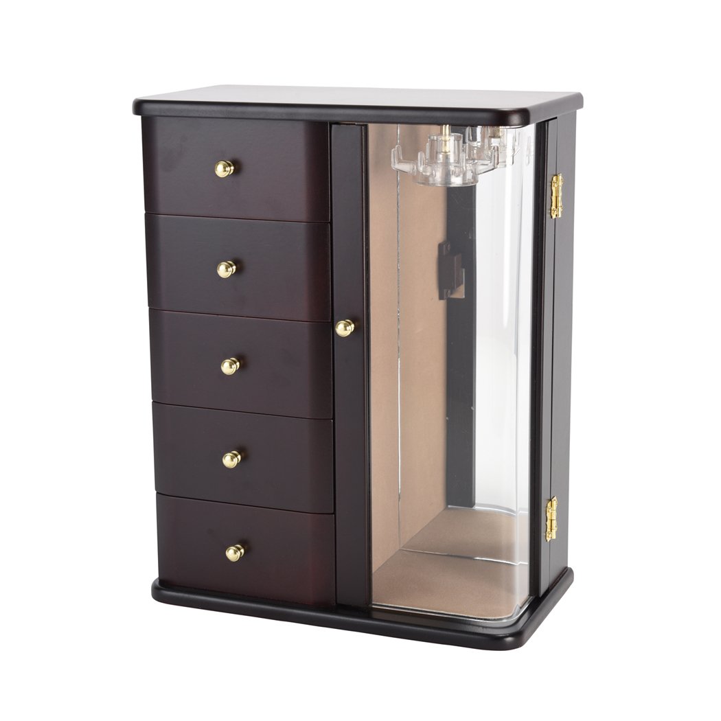 Tea Valley Industries (Chatani) Sangyo wooden jewelry box made in Japan 7-808