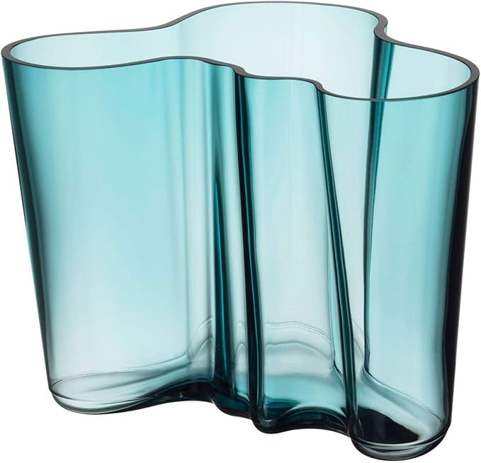iittala alvar aalto 玻璃花瓶 160 毫米 海蓝色