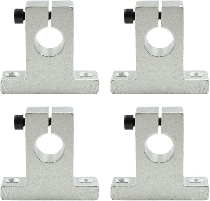 touhia 4 件 12mm 线性导轨光学轴支架 sk12 cnc 线性运动支架