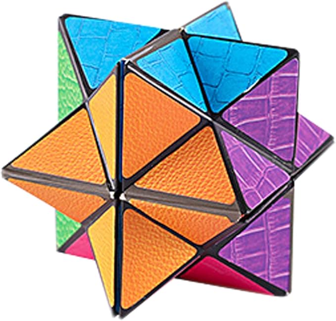 套装,变形立方体易于转动和平滑玩耍耐用拼图魔方玩具,神奇外星人魔方