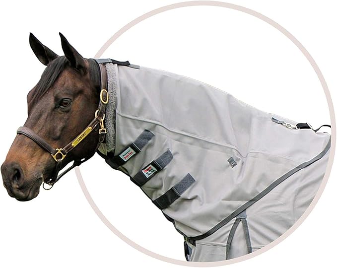 联锁网状软马颈套 | 附在飞张床单上 | 透气舒适包括紫外线保护