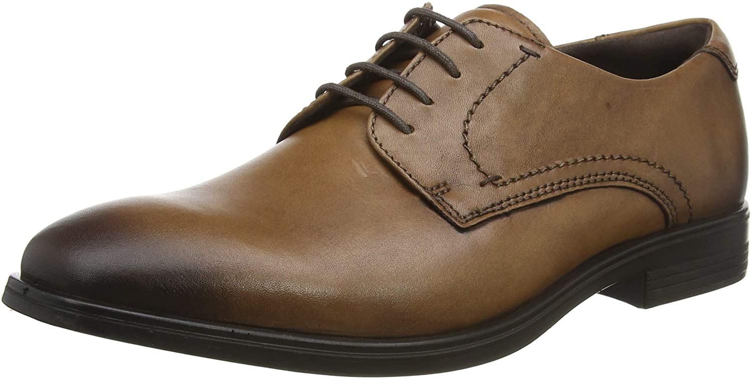 ECCO Track 25 Oxford lace-up leather shoes