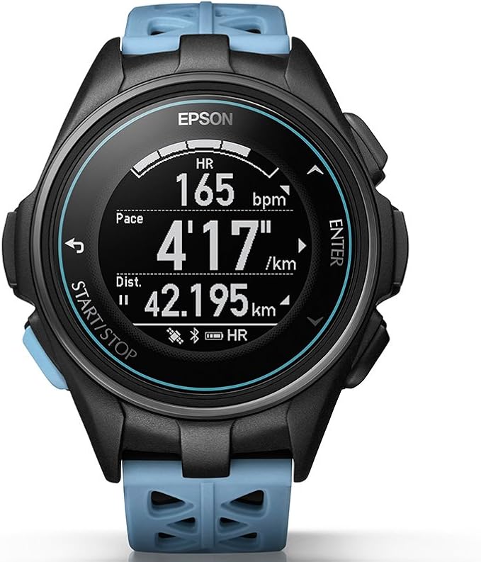 epson 爱普生 prosense j-300 电子墨水屏 gps 运动手表 水下光电心率