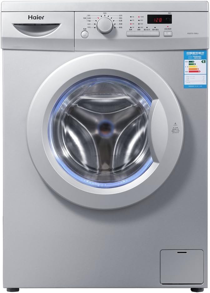 haier/ 海尔xqg70-1000j全自动滚筒洗衣机7kg