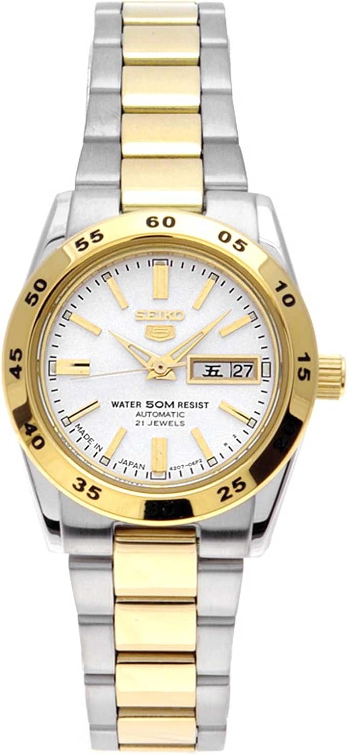 seiko 精工 seiko 5 pair系列机械女士手表 symg42j1