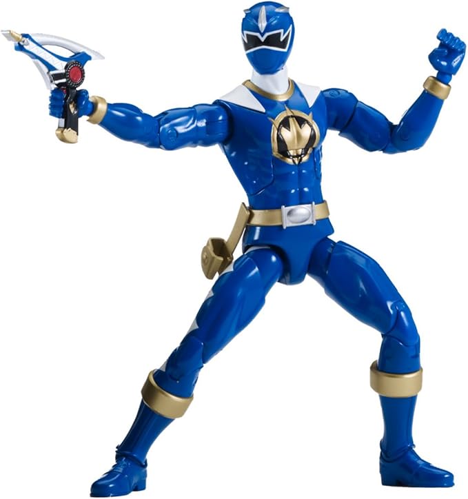 power ranger 6.5 英寸(约 16.5 厘米)传奇动作公仔,恐龙雷霆蓝