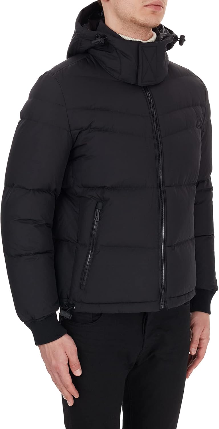 hugo boss 男士 羽绒服,black (1),54 : 亚马逊中国: 运动户外休闲