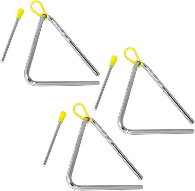 老虎三角乐器,带杯子tri7-3-mt 3 件装