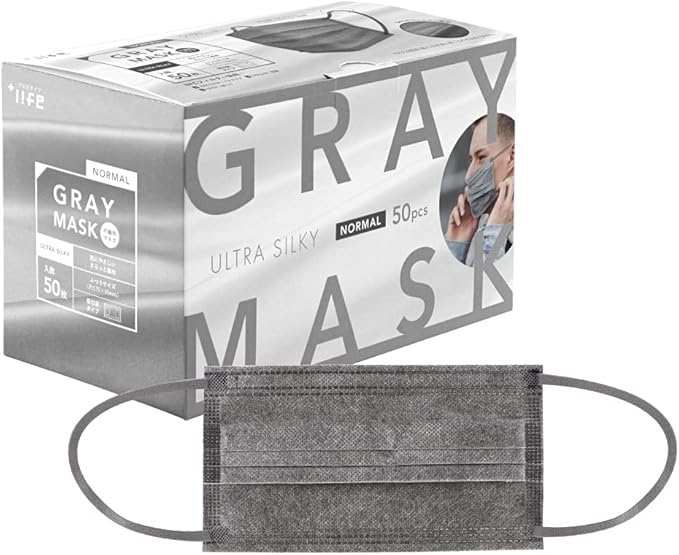 plus life 无纺布口罩 接触冷感口罩 亲肤 彩色口罩 ultra silky