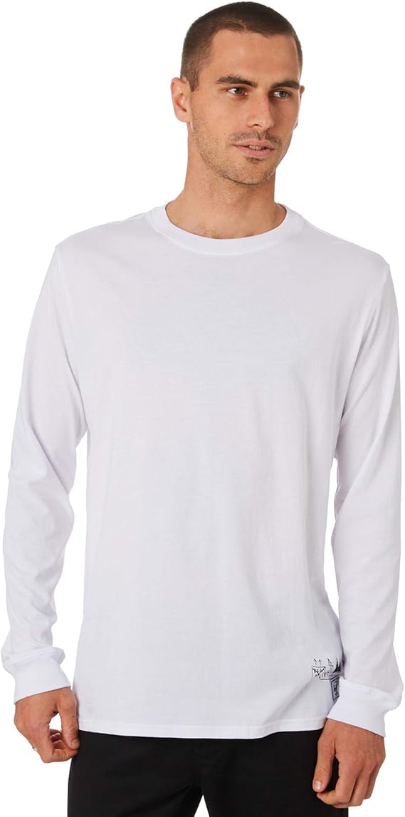 herschel basquiat 长袖 t 恤 beat bop bang 白色