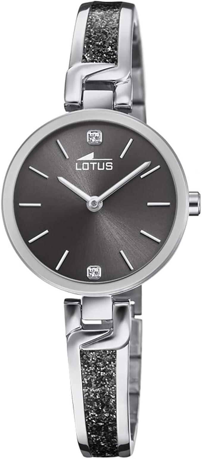 lotus 经典手表 18722/4, 黑色, klein, 手链