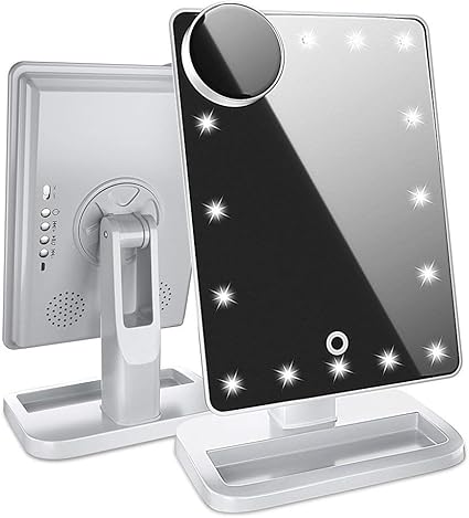 Hansong 化妆镜带蓝牙 Led 灯化妆镜 带usb 充电 无线音频扬声器 可拆卸10 倍放大 180 旋转化妆镜带灯白色12 8x7 87x3 46 Hansong B 亚马逊中国 美容化妆 Hansong 化妆镜带蓝牙 Led 灯化妆镜 带usb 充电 无线音频扬声器 可拆卸10 倍放大 180 旋转化妆镜带灯白色12 8x7 87x3 46 Hansong B 亚马逊中国 美容化妆