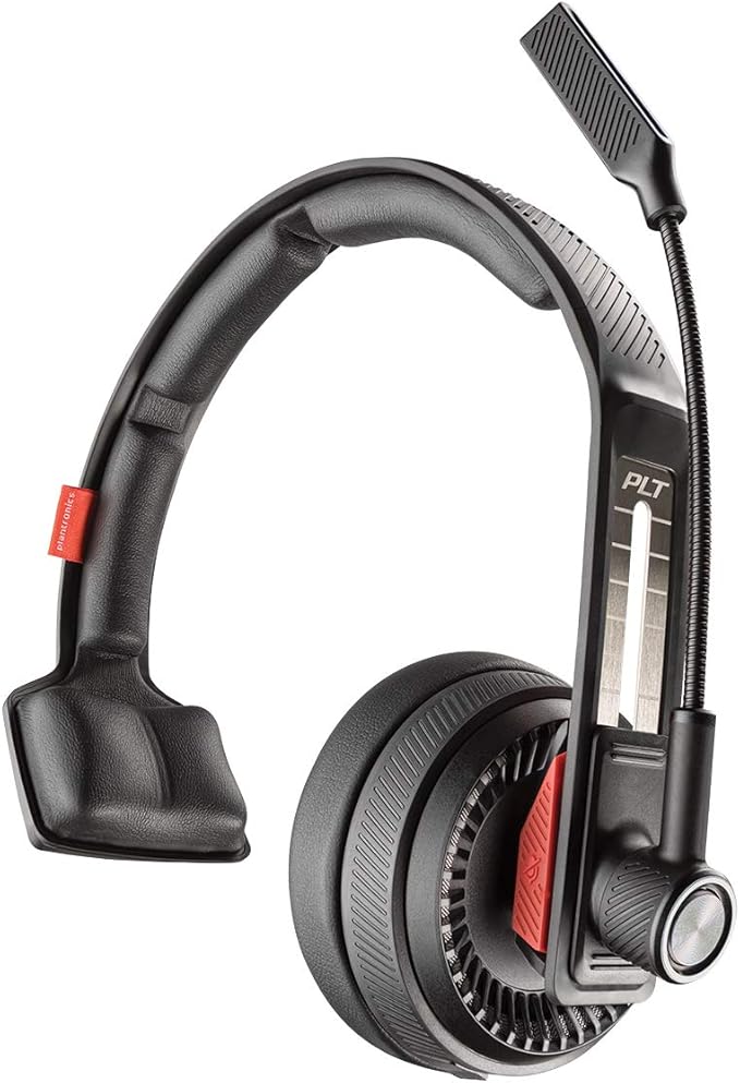 plantronics 缤特力 voyager 104 蓝牙耳机,头戴式耳机,带麦克风,适合