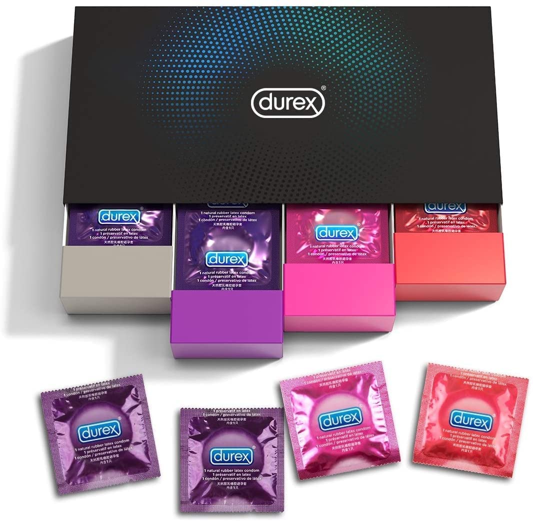 Fun Explosion Condoms in durex Fashion Box - Wide variety, practical and well-packaged - 40 pieces (x 40 pieces)