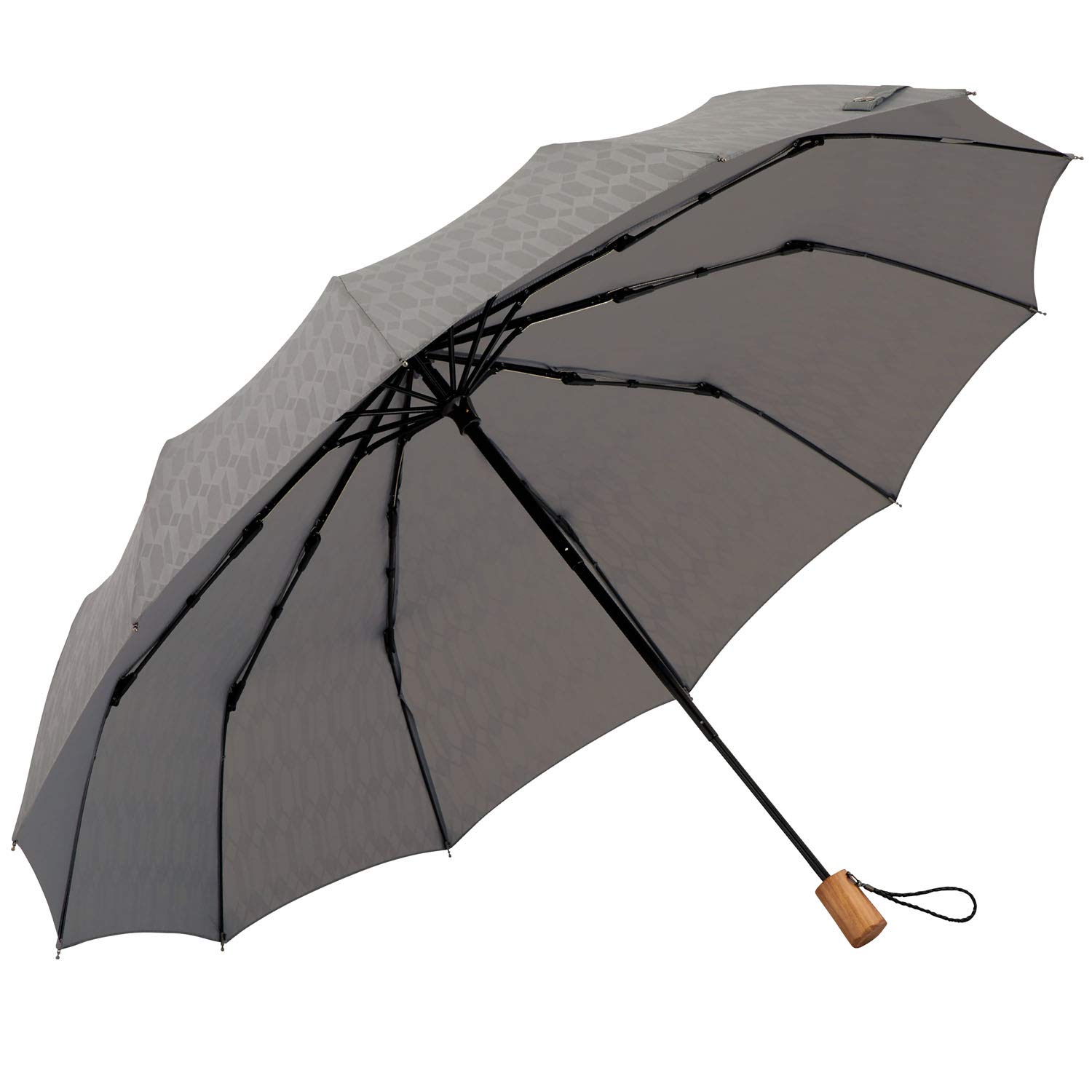 Mabu Silver × Arrow Feather 12 bone folding umbrella Edo SMV-40543