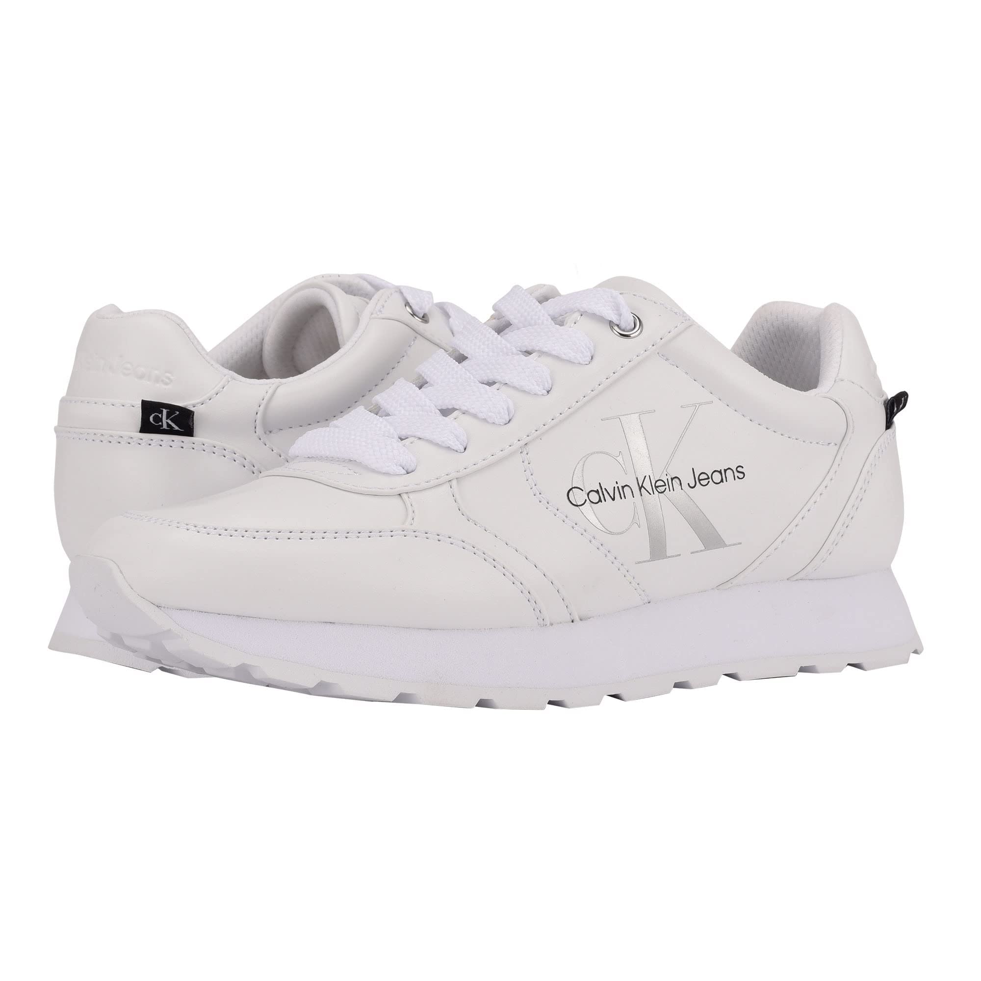 Calvin Klein CAYLE sneakers for women, white 143, 8.5