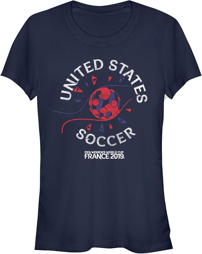 fifth sun 女式官方* fifa 旗帜球青少年圆领 t 恤