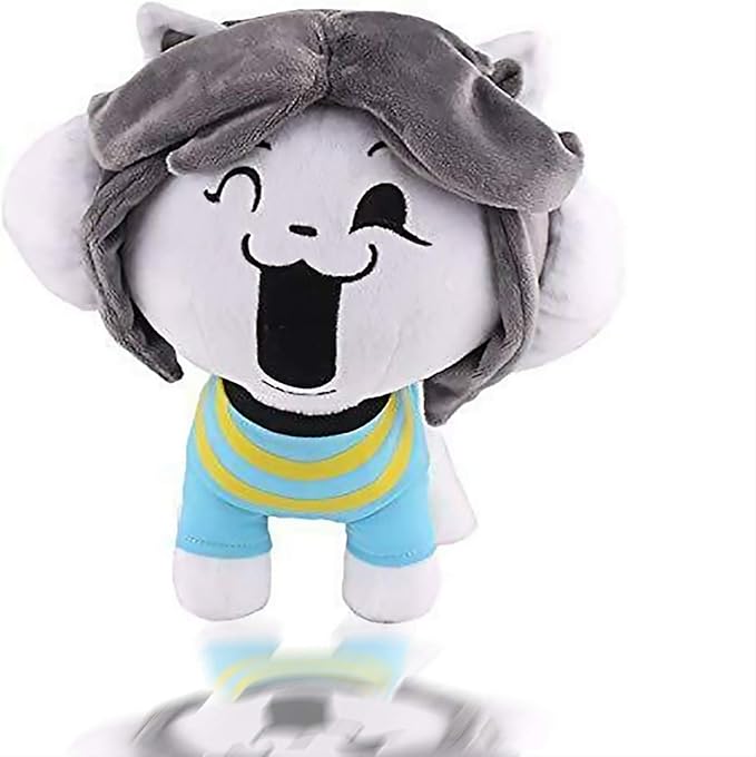 temmie 毛绒填充娃娃可爱新款创意礼物,适合传奇角色扮