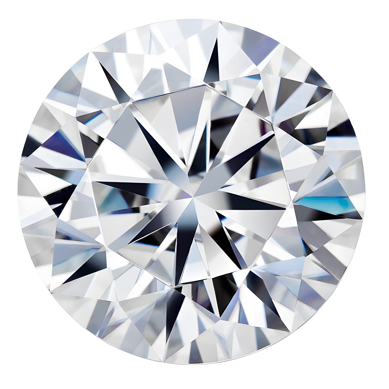 0.5-3 carat loose Moissanite diamond D color bright cut round VVS1 Clarity gemstone for engagement rings pendant necklace jewelry production