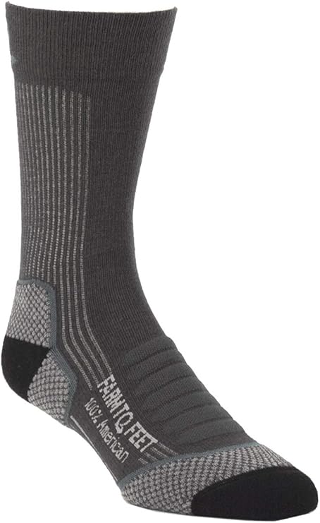 farm to feet 大马士革轻质船员美利奴羊毛袜 : 亚马逊中国: 运动户外