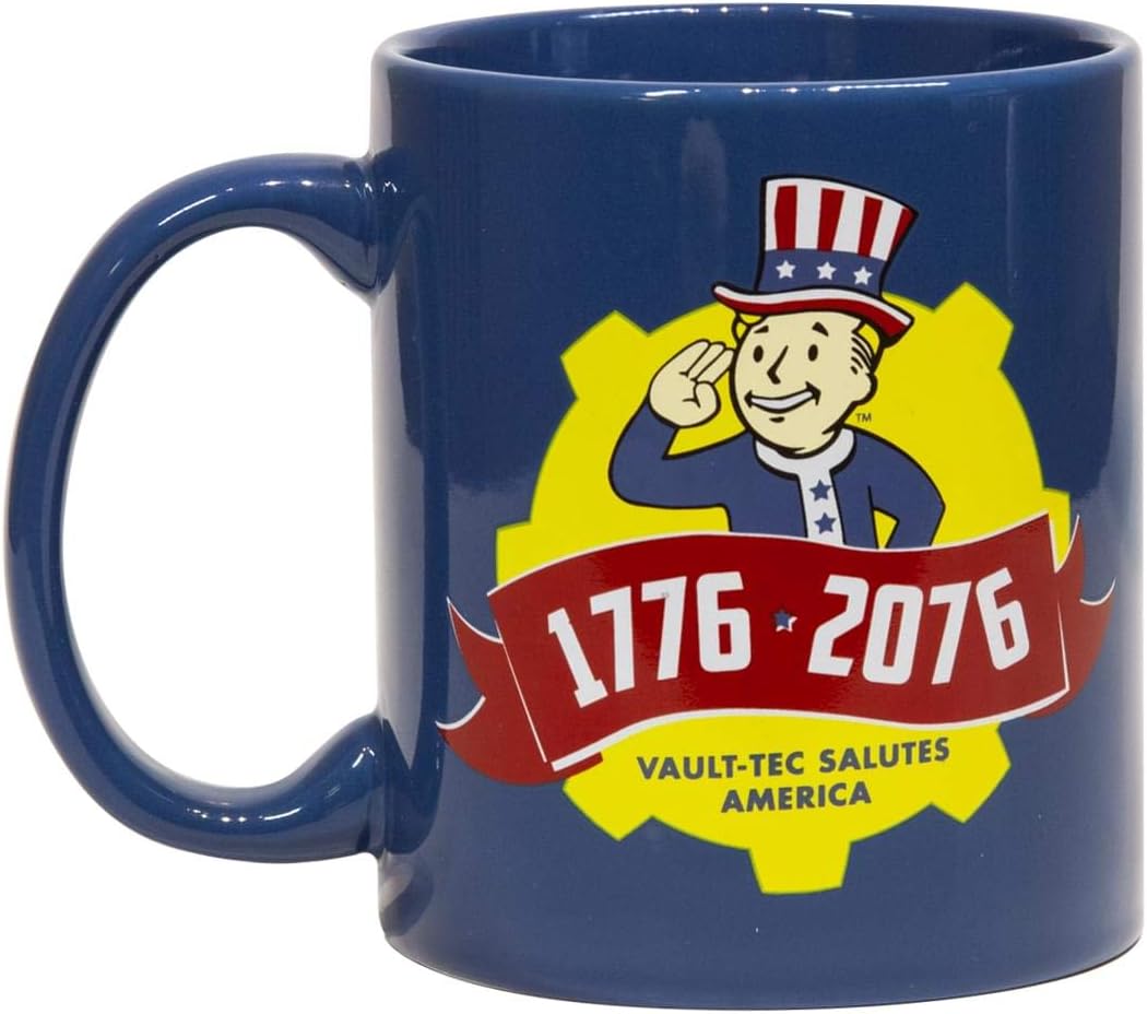 Fallout Collectibles Fallout 76 三十年陶瓷咖啡杯 11 盎司 亚马逊中国 厨具