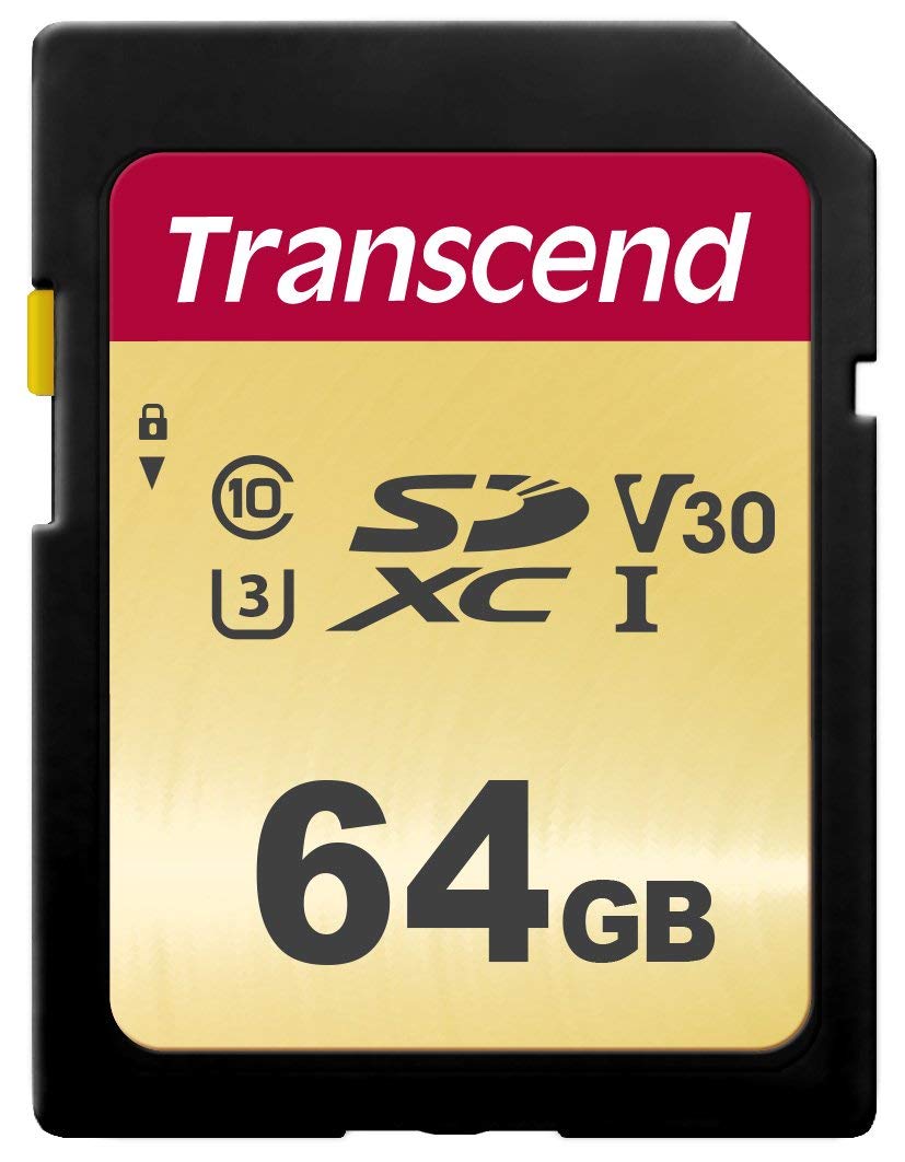Transcend Transcend TS64GSDC500S-E 64GB UHS-I U3 SD memory card MLC