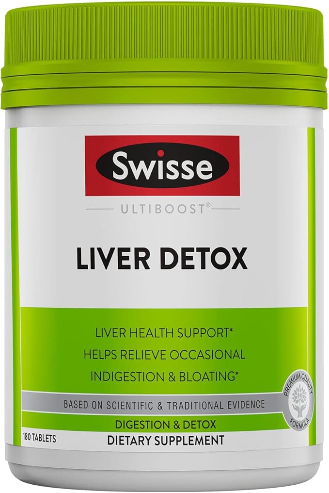 swisse ultiboost 肝脏补充剂| 乳蓟,洋蓟和姜黄粉 180粒