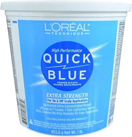 L Oreal Quick Blue 头发漂白粉 16 盎司 亚马逊中国 美容化妆