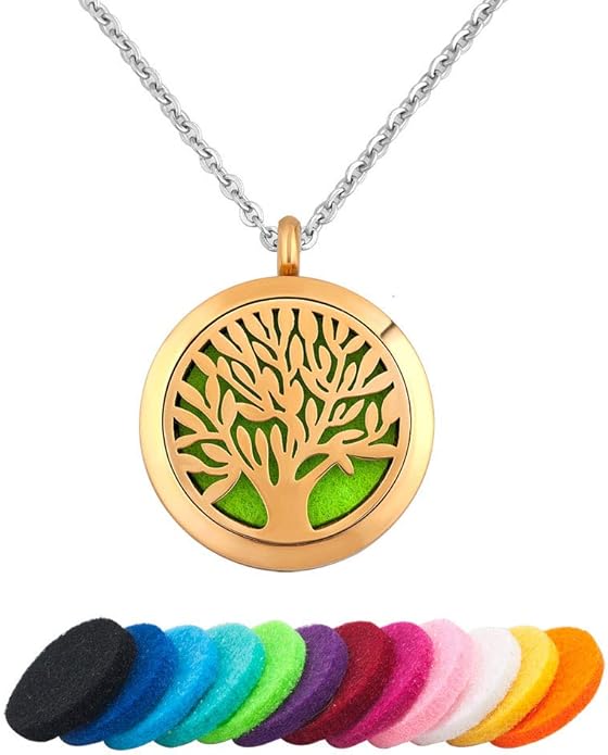 family tree 珠宝精油吊坠香薰扩散器项链