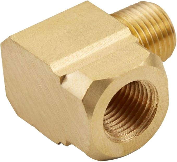 litorange 2 件金属黄铜管接头 90 度 barstock street 肘部 0.