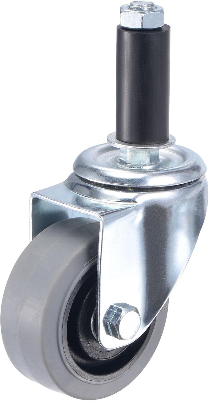 uxcell 旋转伸缩杆脚轮防静电 3 英寸(约 7.