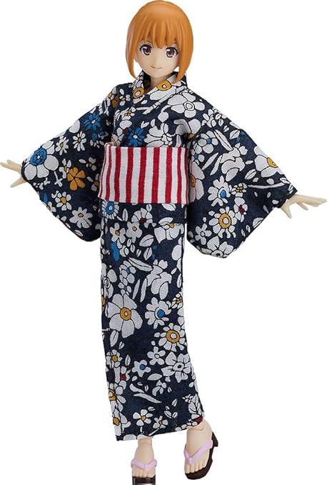 Max Factory Figma 款式 女性身体 爱美丽 与浴衣服装figma 可动人偶 玩具 亚马逊中国