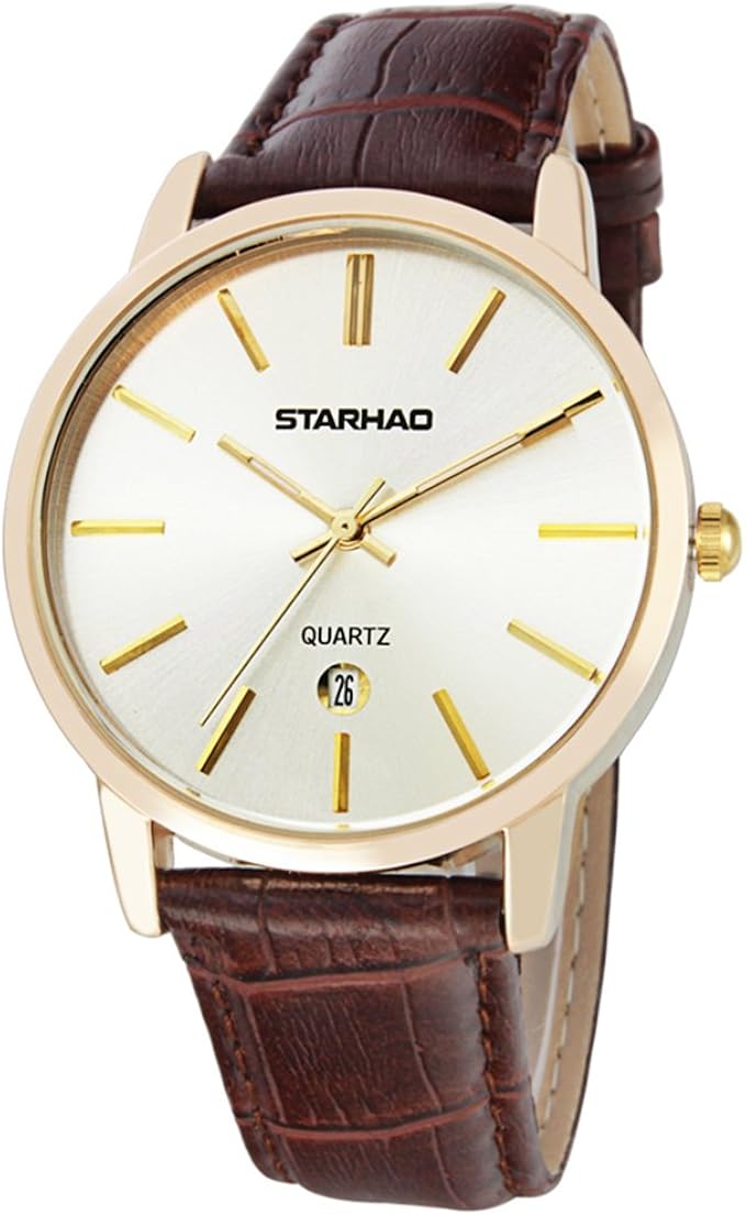 o.t.s 男士商务手表韩版时尚复古石英男表皮带手表防水学生手表