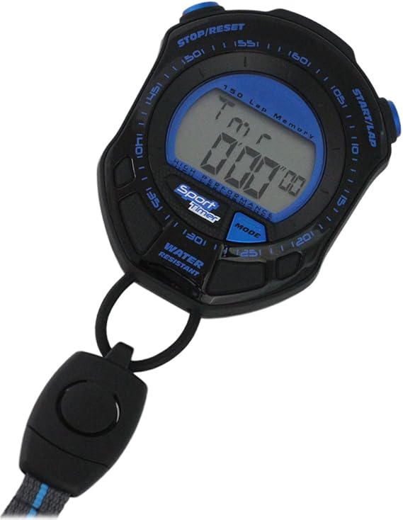 [crepha]crepha 秒表 回转 记忆分段计时器 带测量功能 黑色 蓝色 ts