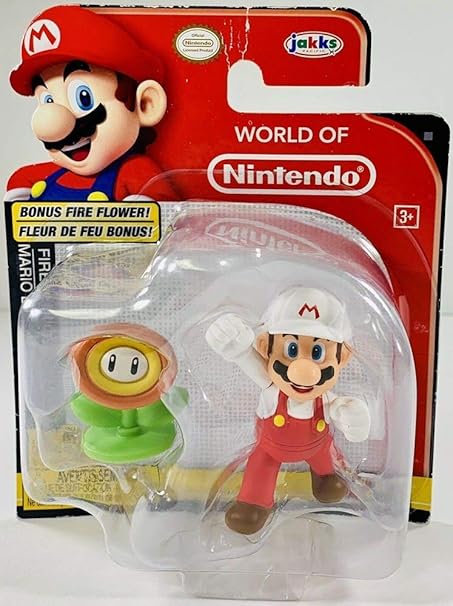 Nintendo World Of Fire Mario 2 5 英寸带火花人偶 亚马逊中国 游戏 娱乐