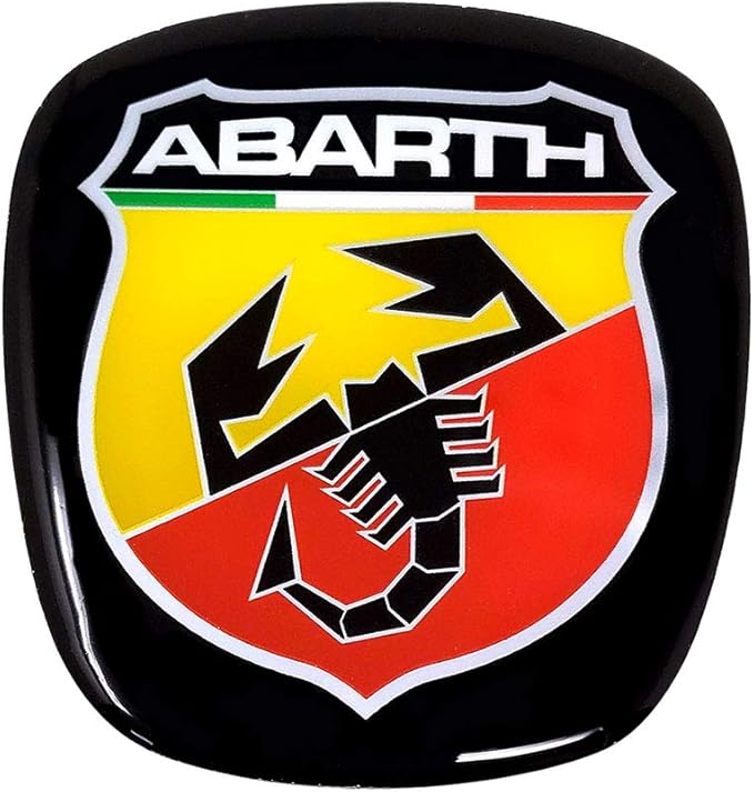 abarth 21548 官方 3d 贴纸标志适用于菲亚特 500