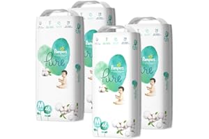 【胶带 M号】帮宝适 纸尿裤 *适合皮肤 Pure(纯净) (6~11kg) 184片(46片×4袋) [整箱产品]