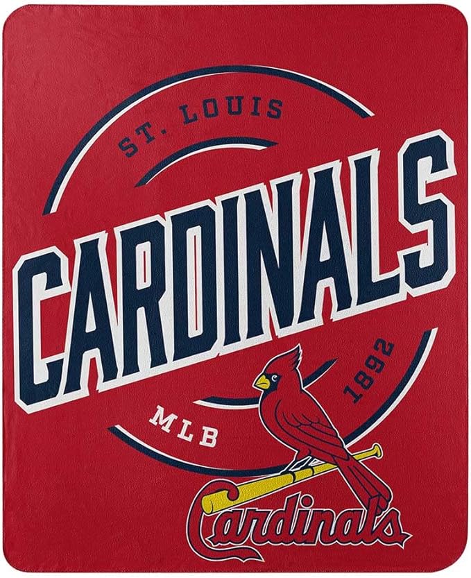 官方* mlb 羊毛毯 50 x 60(圣路易斯红雀队) 【northwest】 价格 报价