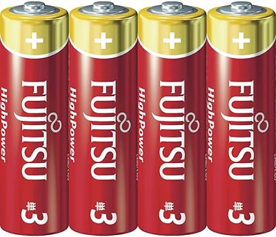 富士通 【high power】 碱性干电池5号1.5v 4个装 日本制造 lr6fh(4s)