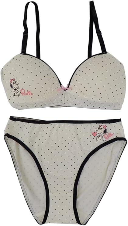 chiecas 史努比无钢圈文胸&amp;短裤