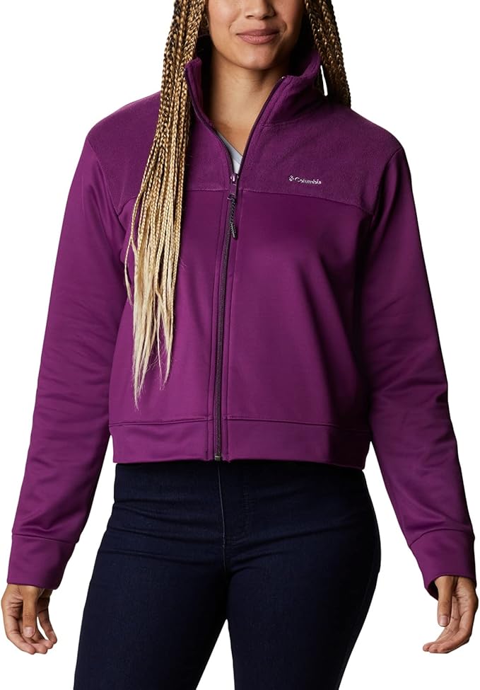columbia 哥伦比亚 女式 river 抓绒全拉链外套 : 亚马逊中国: 服饰