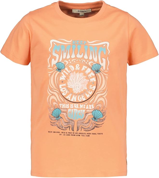 garcia kids 女童短袖 t 恤