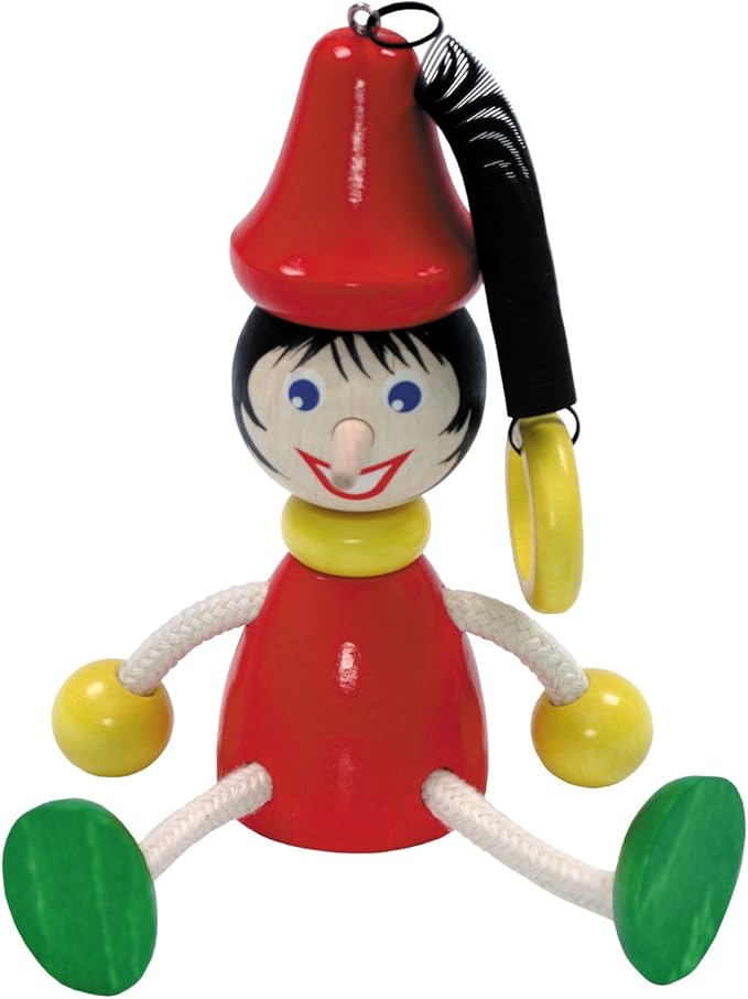 hess 木质 pinoccio swing figure 婴儿玩具,13 厘米