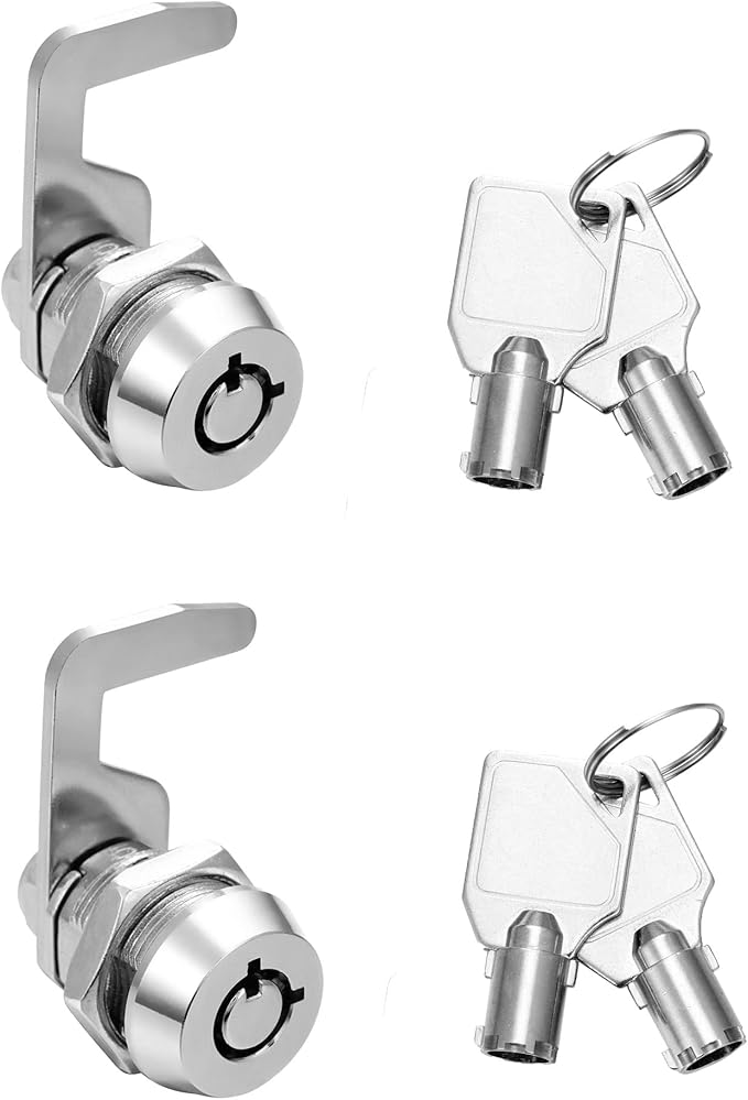tidorlou 2 件装管状凸轮锁,1 英寸(约 2.