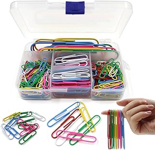 lele life 糖果色纸夹,3 种尺寸,中号大号,1.1 英寸(约 2.