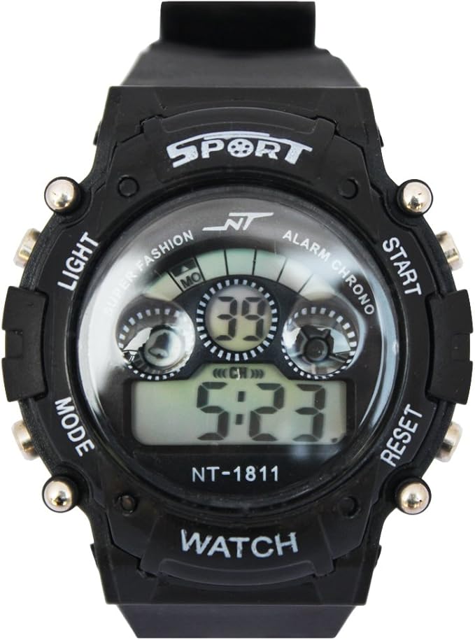 alike 阿莱克 柯南动漫同款 手表彩色夜光 学生多功能防水手表 a1059