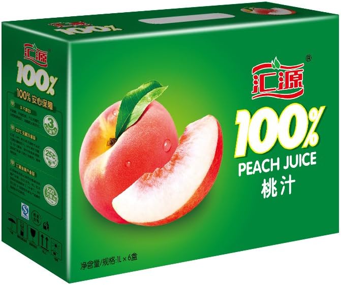 汇源100%桃汁便携装1l*6