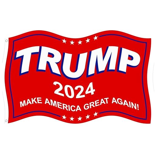nuenun trump 2024 总统旗帜 keep america great 旗帜 3x5 英尺带