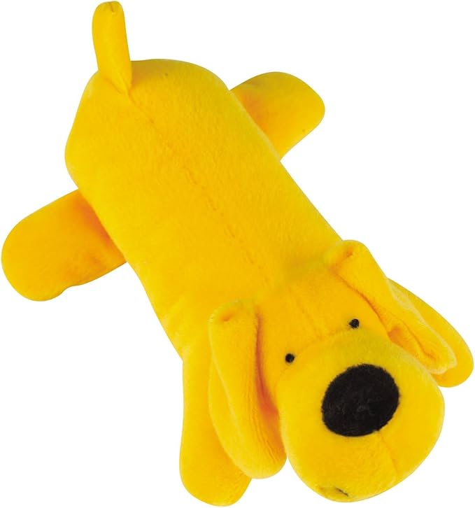 zanies 毛绒霓虹大码狗玩具 黄色